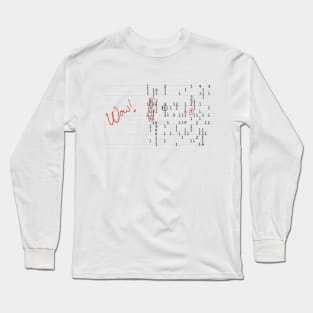 Wow! signal - HD Reproduction Long Sleeve T-Shirt